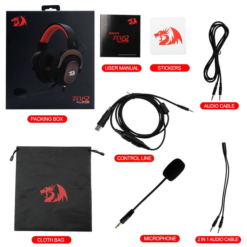 Headset Redragon Zeus 2 H510