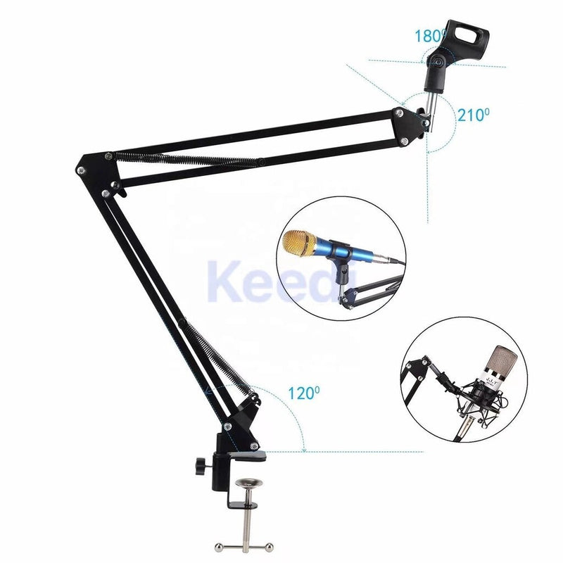 Suporte Articulado para Microfone Profissional de Mesa