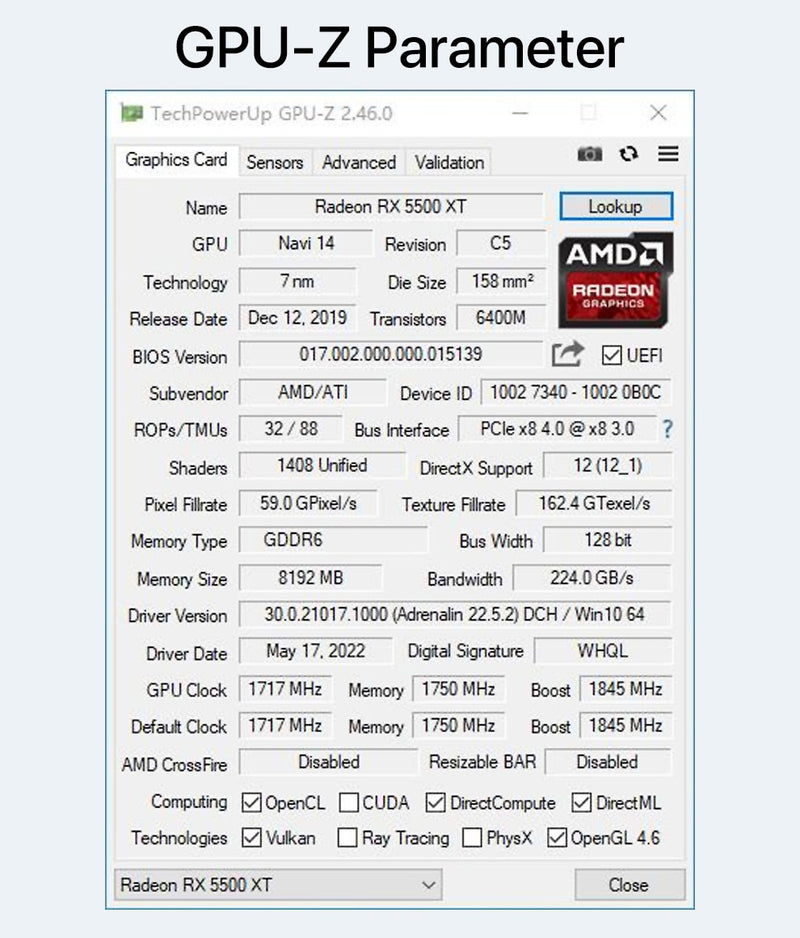 RX 5500 XT 8GB