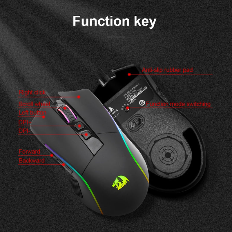 Mouse Redragon Lonewolf G105